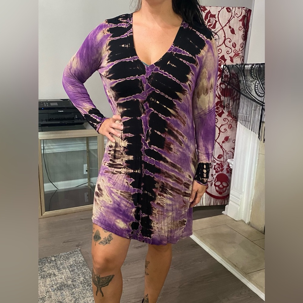Tie dye size L dress